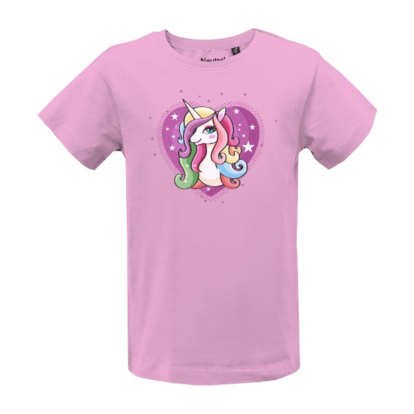 Tričko s potiskem Jednorožec se srdcem