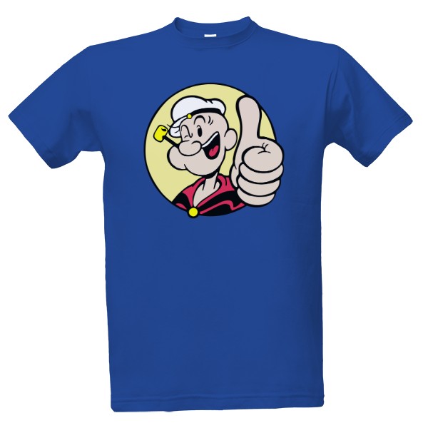 Tričko s potiskem Pepek námořník