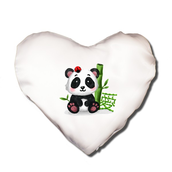 roztomilá panda s bambusem