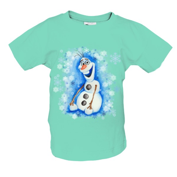 Tričko s potiskem Ručně kreslený Olaf