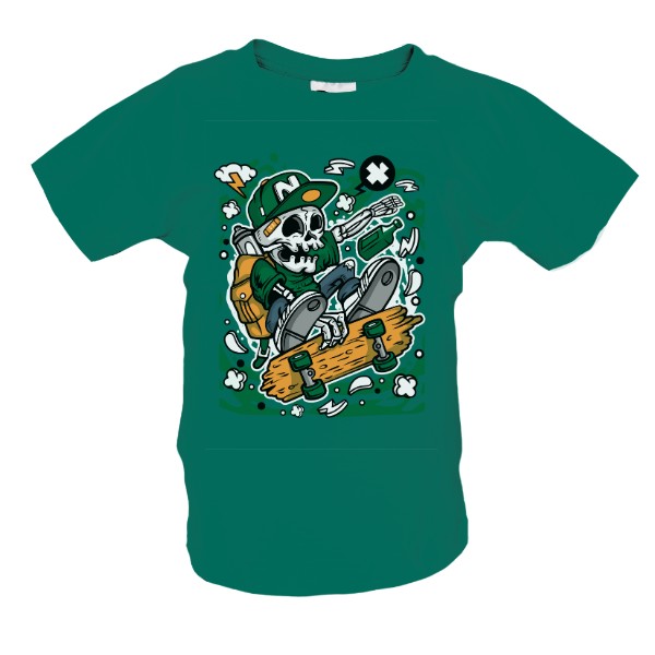 Tričko s potiskem Skull skater